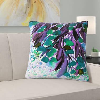 Teal and shop purple throw pillows